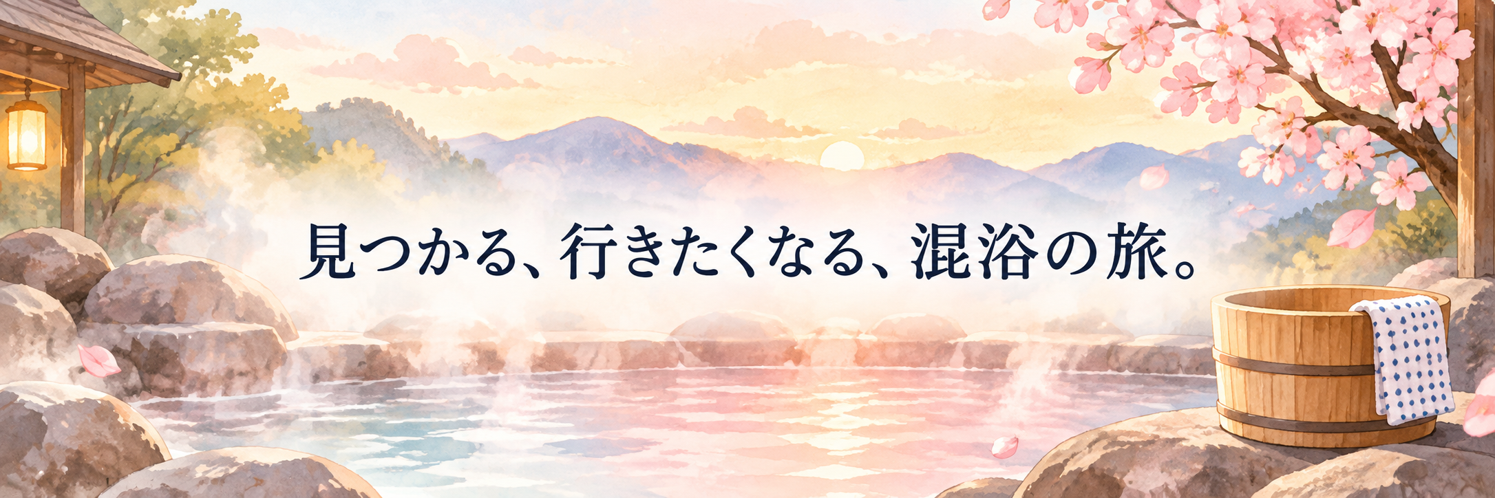 見つかる、行きたくなる、混浴の旅。